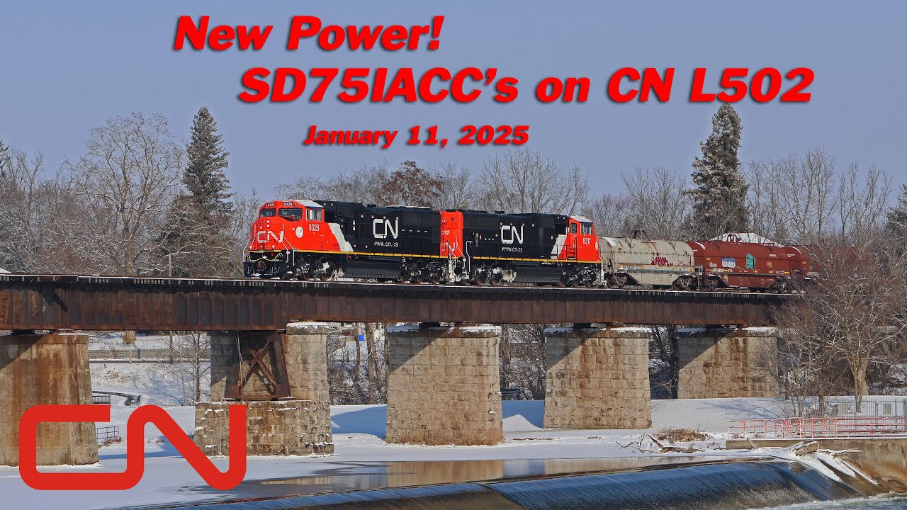 New Power! Fresh SD75IACC Rebuilds on CN L502 2025-01-11