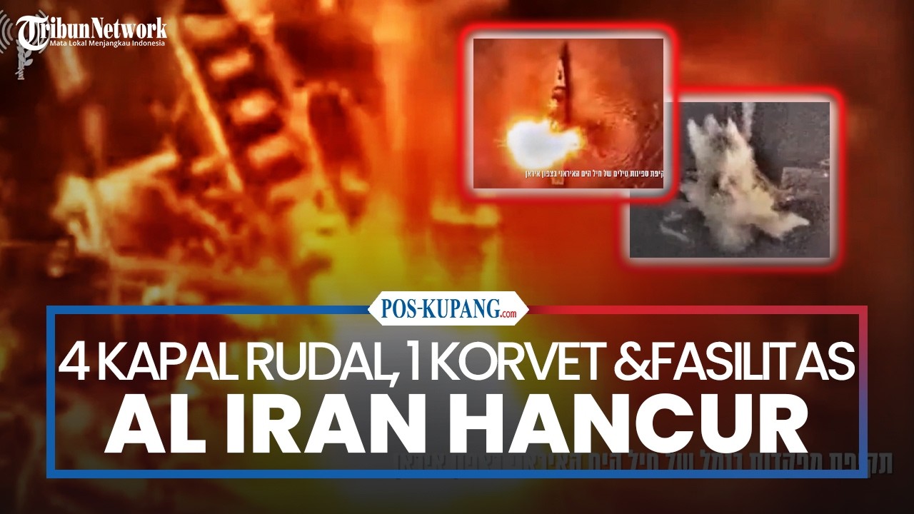 IDF Rilis Video Serang Kapal AL Iran di Bandar Anzal Laut Kaspia