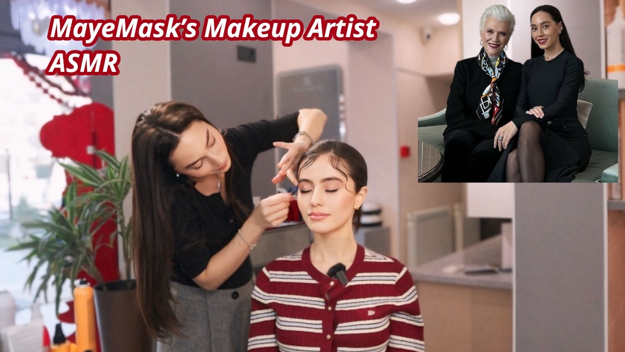Maye Mask's Makeup Artist Did My Makeup [ASMR]