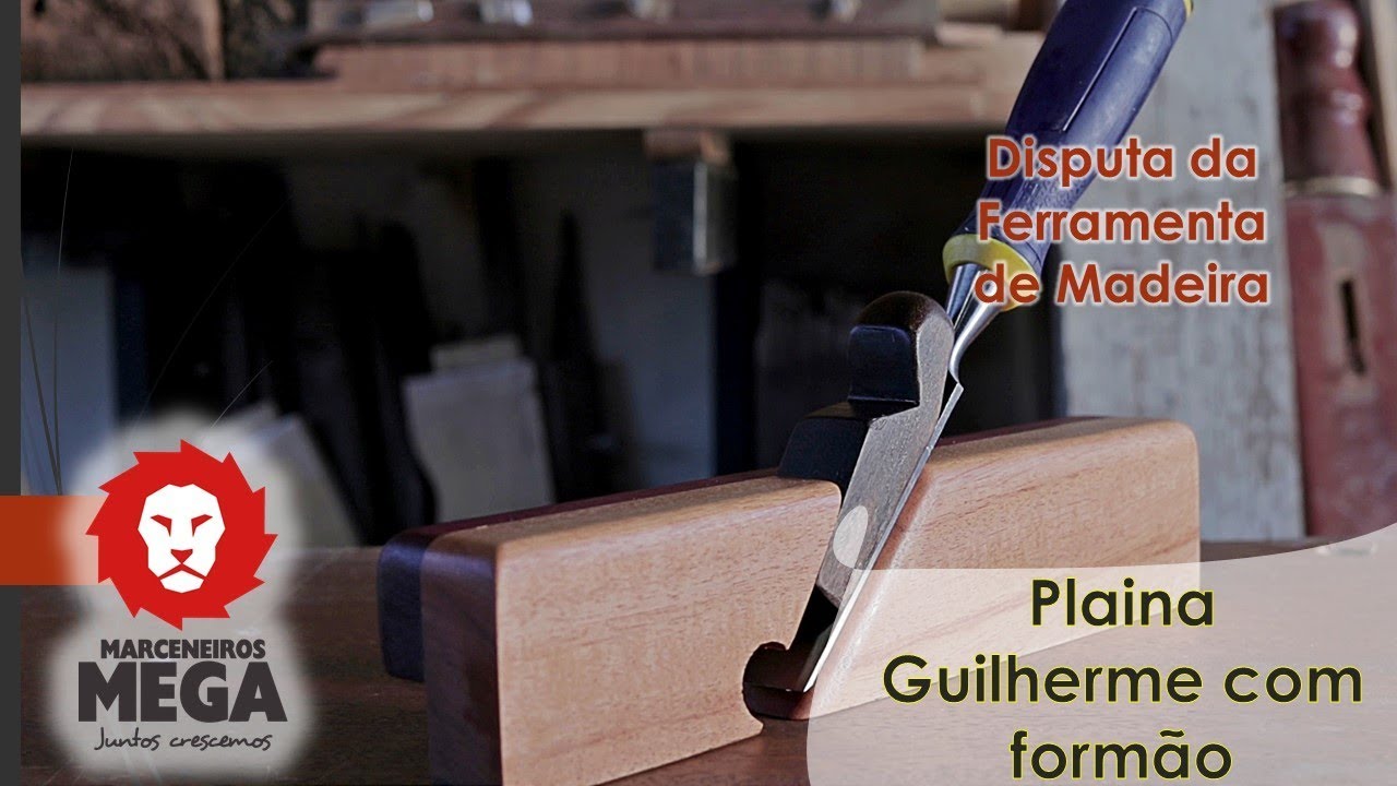 Desafio da Ferramenta de Madeira - Plaina Guilherme com formão - Guilherme Almeida