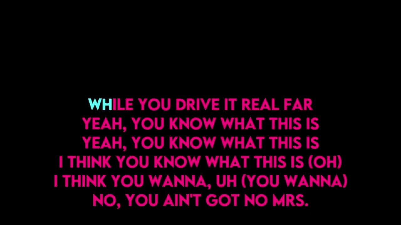 SPORTS CAR |Karaoke| (w/ backing vocals and lyrics) - Tate Mcrae