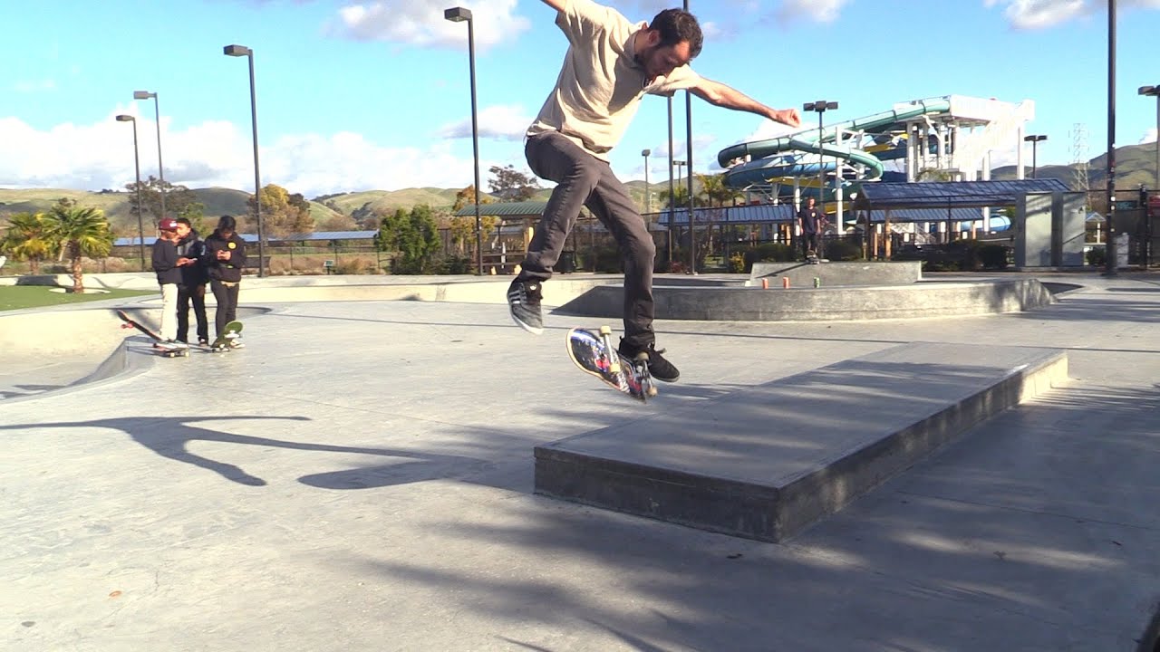 LANCE LEARNS KICKFLIP OFF A MANNY PAD