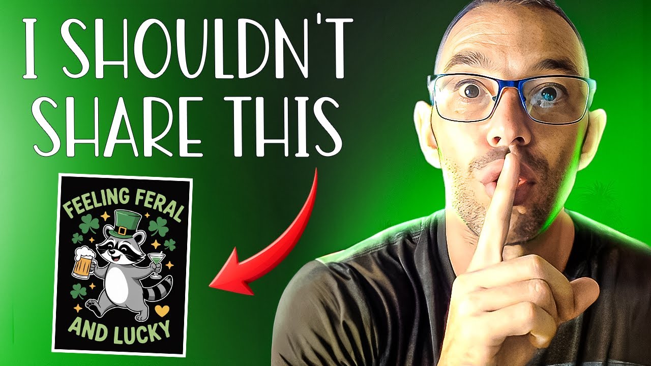 🍀I Found a St. Patrick’s Day Merch On Demand Strategy NO ONE Is Using 🔥