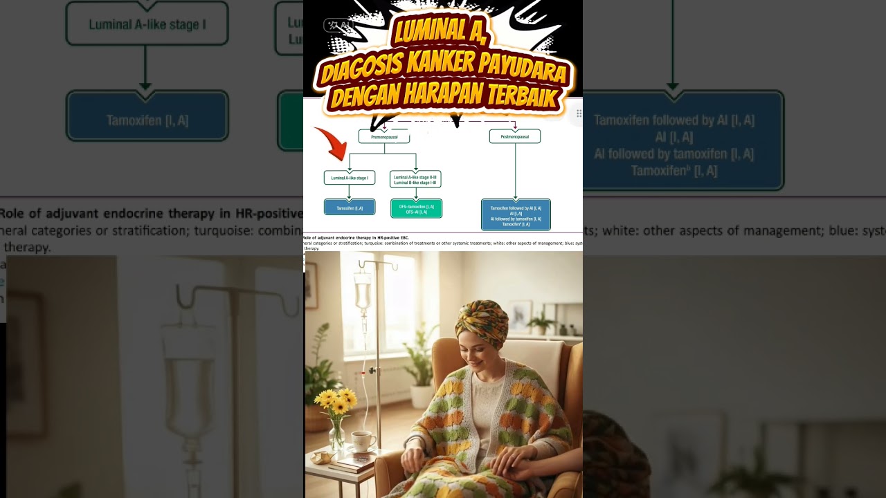 Luminal A, diagnosis kanker payudara dengan harapan terbaik...