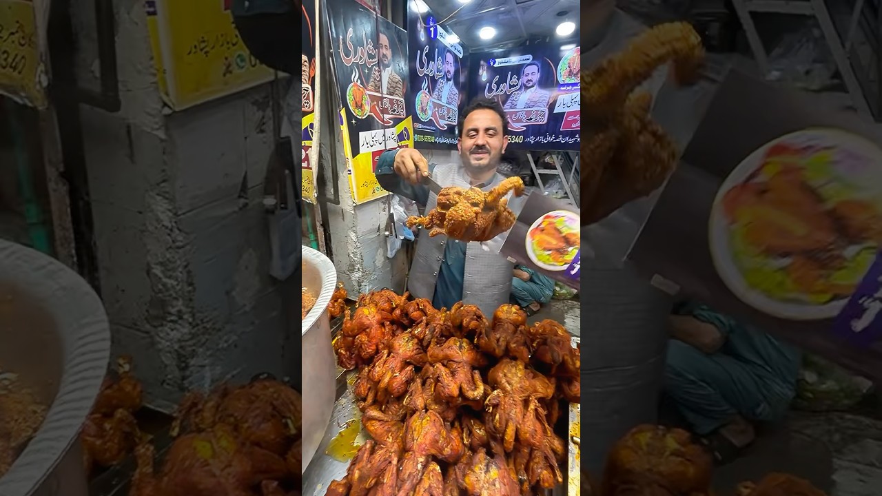 VIRAL Addictive Street Food Unique Peshawari DEGI CHICKEN Ever!🍗🔥#foodies #pakistanifood #chicken