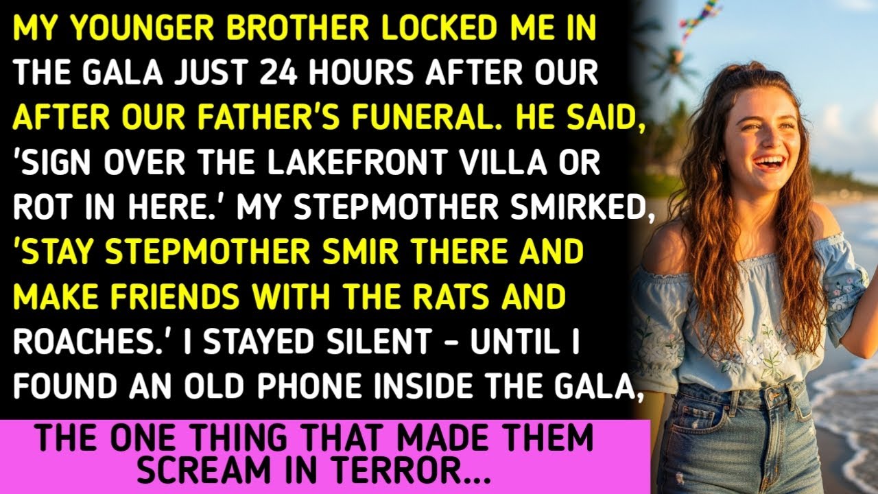 MY YOUNGER BROTHER LOCKED ME IN THE GALA JUST 24 HOURS AFTER OUR AFTER OUR FATHER'S FUNERAL. HE SAID