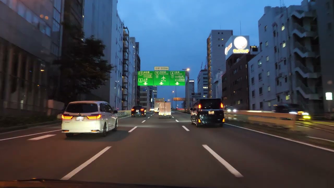Tokyo night drive 首都高 箱崎PA 晴海IC 2022 Music