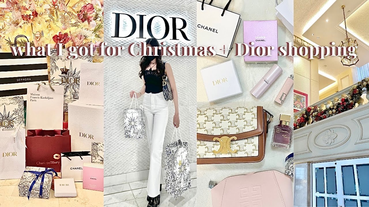 what I got for Christmas & Dior shopping 🤍🎄 unboxing  🎁  vlog ✨ philippines 💫