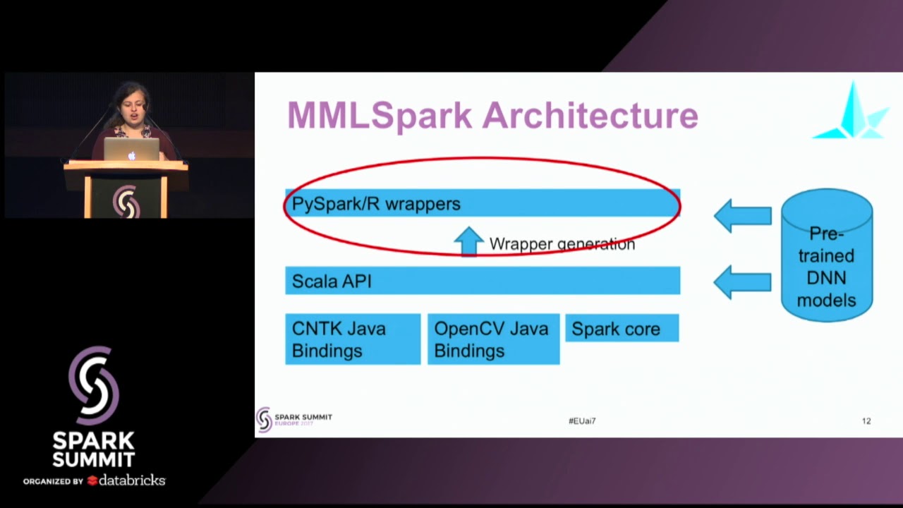 MMLSpark: Lessons from Building a SparkML Compatible Machine Learning Library  -Miruna Oprescu
