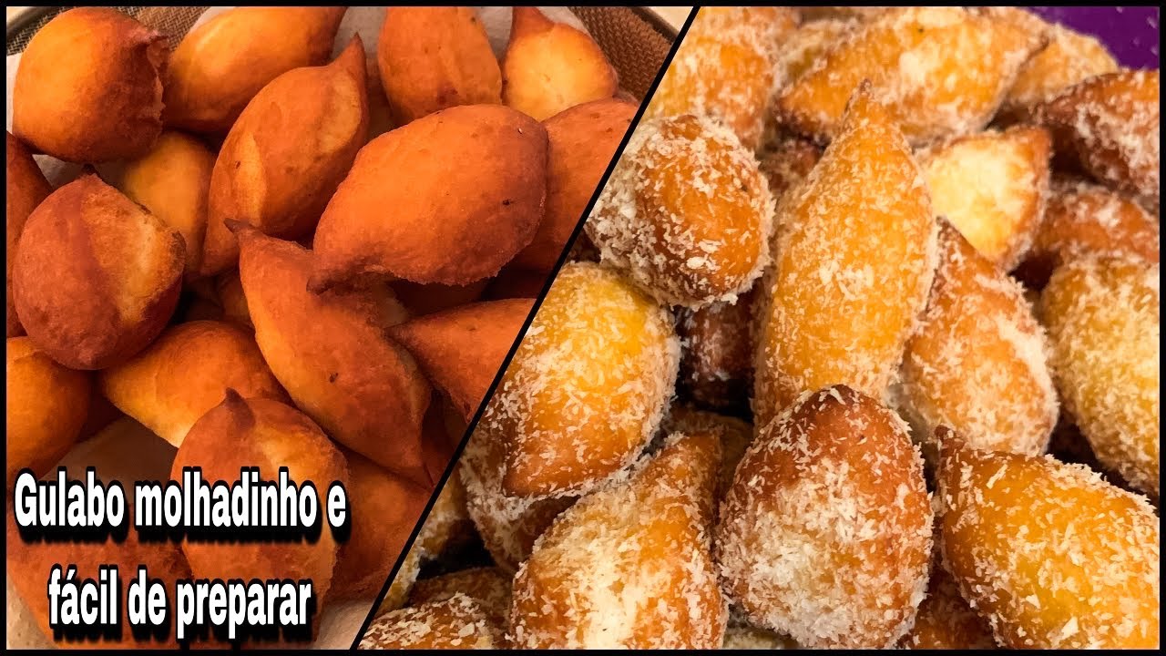 Bolinho de chuva fofinho llcomo fazer gulabos) ||baignets délicieux || how to make beignets