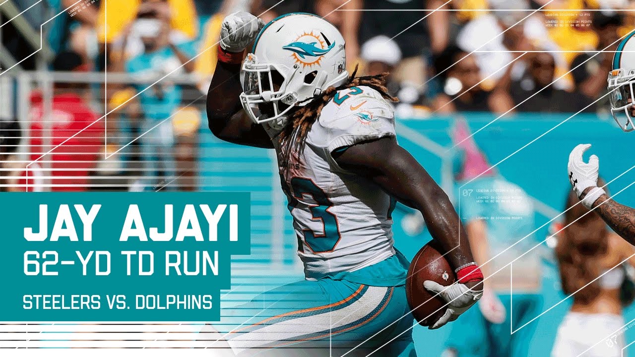 Jay Ajayi's 62-Yard TD Ices the Game Against the Steelers! | Steelers vs. Dolphins | NFL