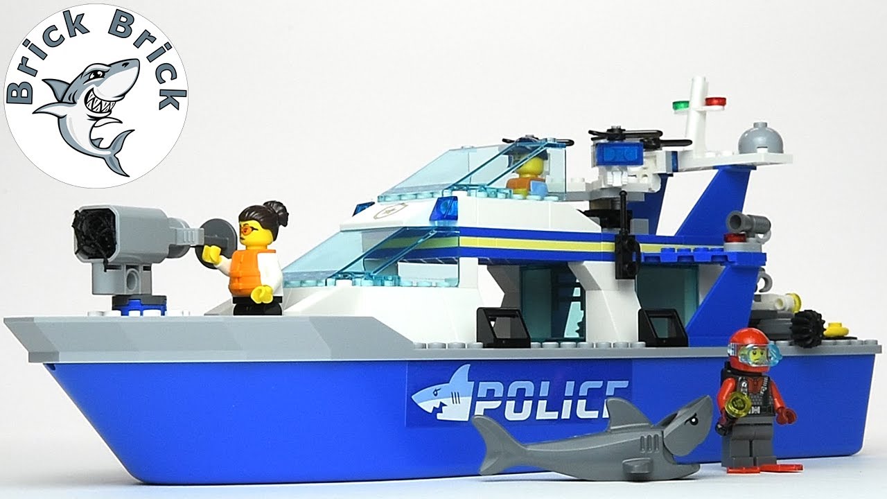 LEGO City 60277 Police Patrol Boat - Speed Build Review