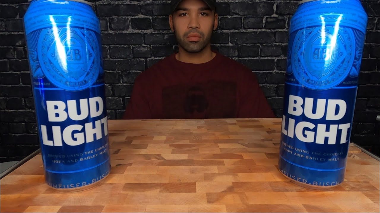 (ASMR) BUD LIGHT REVIEW