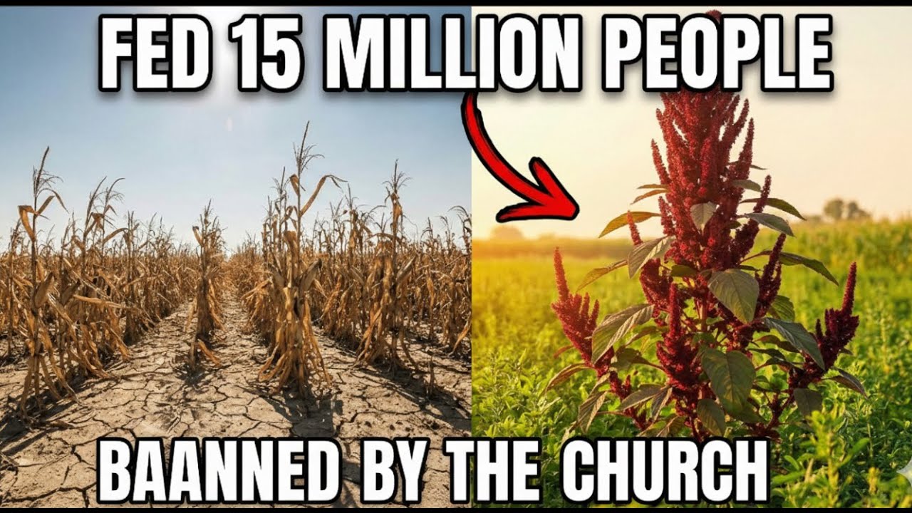 THIS GRAIN YIELDS MORE THAN WHEAT ON ZERO WATER. ONE CROP FED 15 MILLION PEOPLE. THEN THE CONQUISTAD