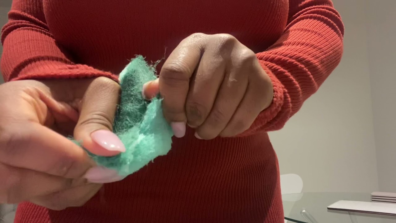 ASMR fast aggressive sponge scratching. TINGLES GALORE. 😍