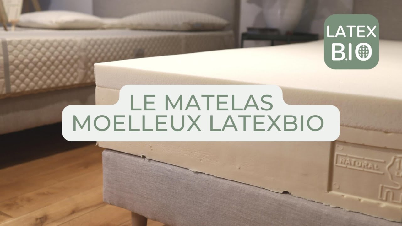 Le matelas moelleux en latex naturel - LatexBio