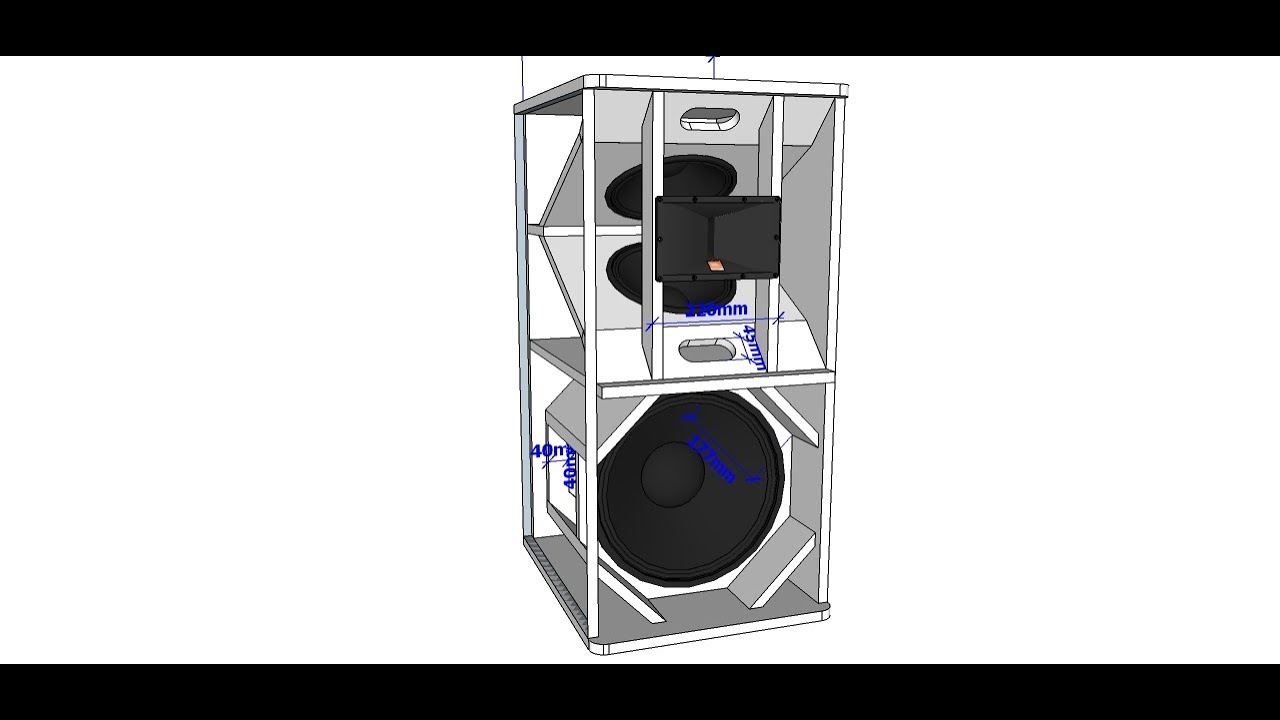 [PLAN] 3WAY Full Range SPEAKER 15