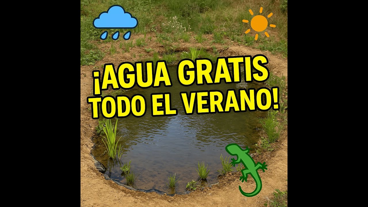🔥 Construimos un Estanque que Cambia TODO: Agua Gratis, Menos Plagas y Más Vida Salvaje 🌿💧🦎