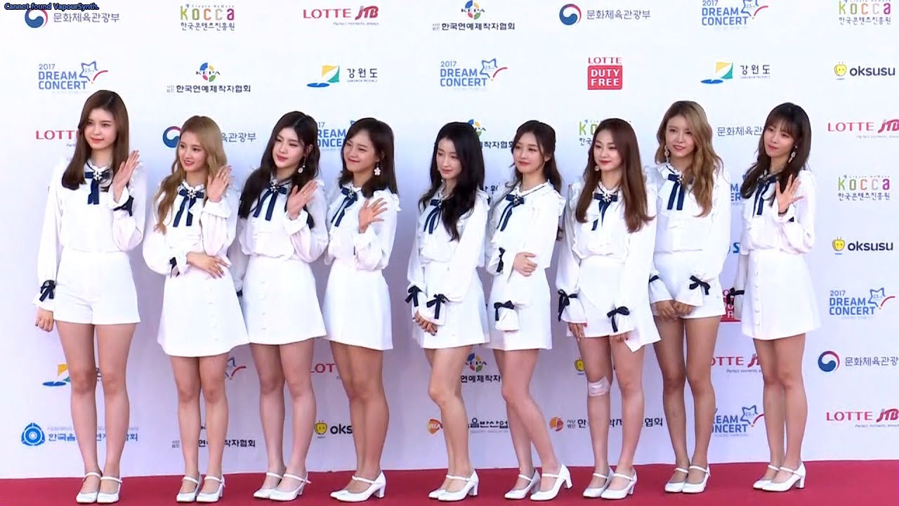 gugudan(구구단) '2017 DREAM CONCERT' Red Carpet (A Girl Like Me, 나 같은 애, 2017 드림콘서트)
