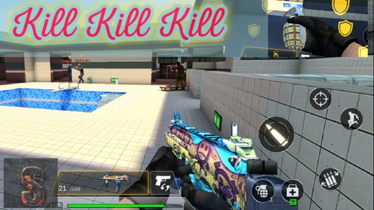 Gun Strike : offline shooting Team Gameplay #gunstrike #gunstrikeops #gaming