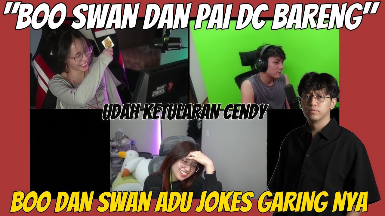 BOO DAN SWAN UDAH KETULARAN CENDY #swan #boo #sirpai  #swansage
