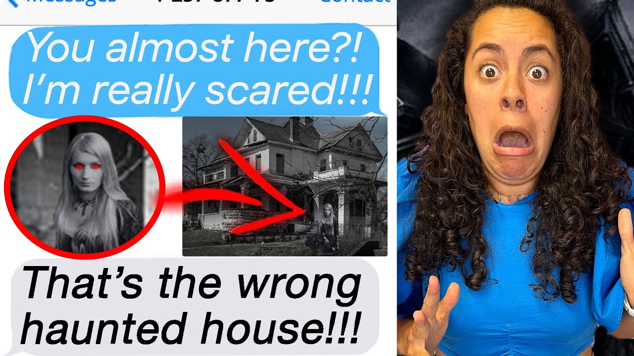 I Accidentally went into a REAL Haunted House!! (Scary Text Message Story Reaction)