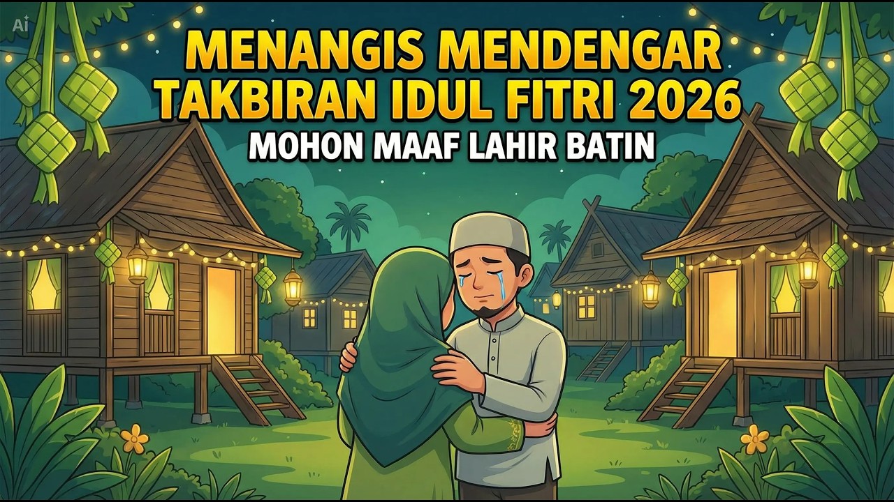 Menangis Mendengar Takbiran Idul Fitri 2026 Mohon Maaf Lahir Batin