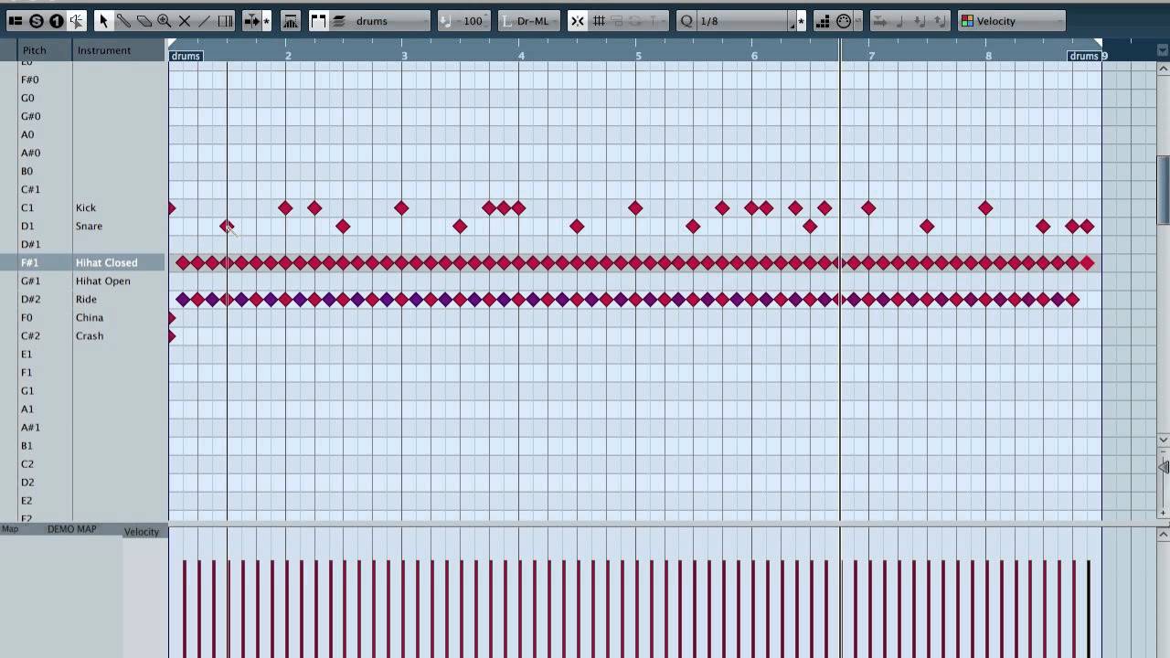 Recording 101 - How to program MIDI drums: 101 basics
