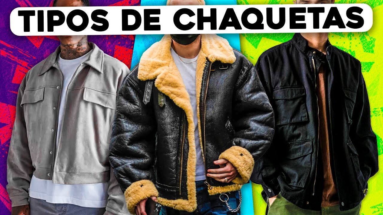 Tipos de chaquetas para hombre