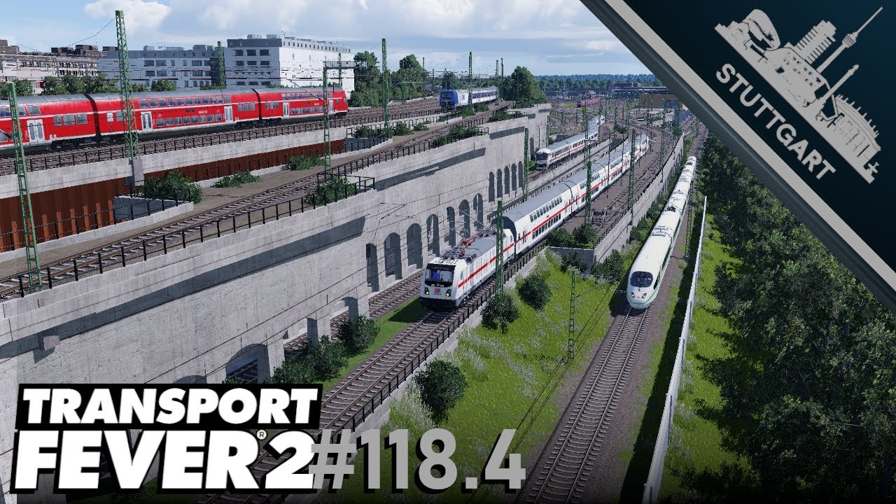 Stuttgart Gleisvorfeld Rosensteinbetriebswerk | Impressionen | Transport Fever 2 | S03#118.4