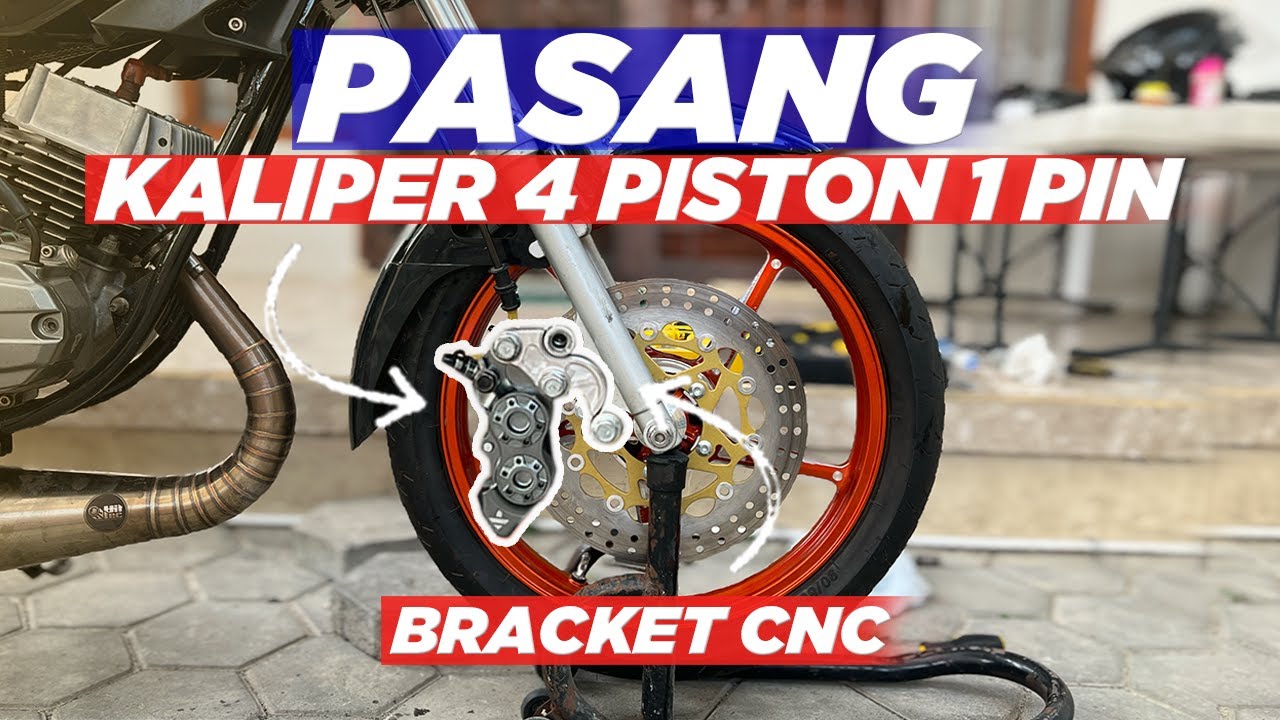 UPGRADE PENGEREMAN PAKE KALIPER KYTACO 4 PISON + CNC DI MOTOR RX KING MAKIN GAGAH DAN AUTO STOPIE 😲