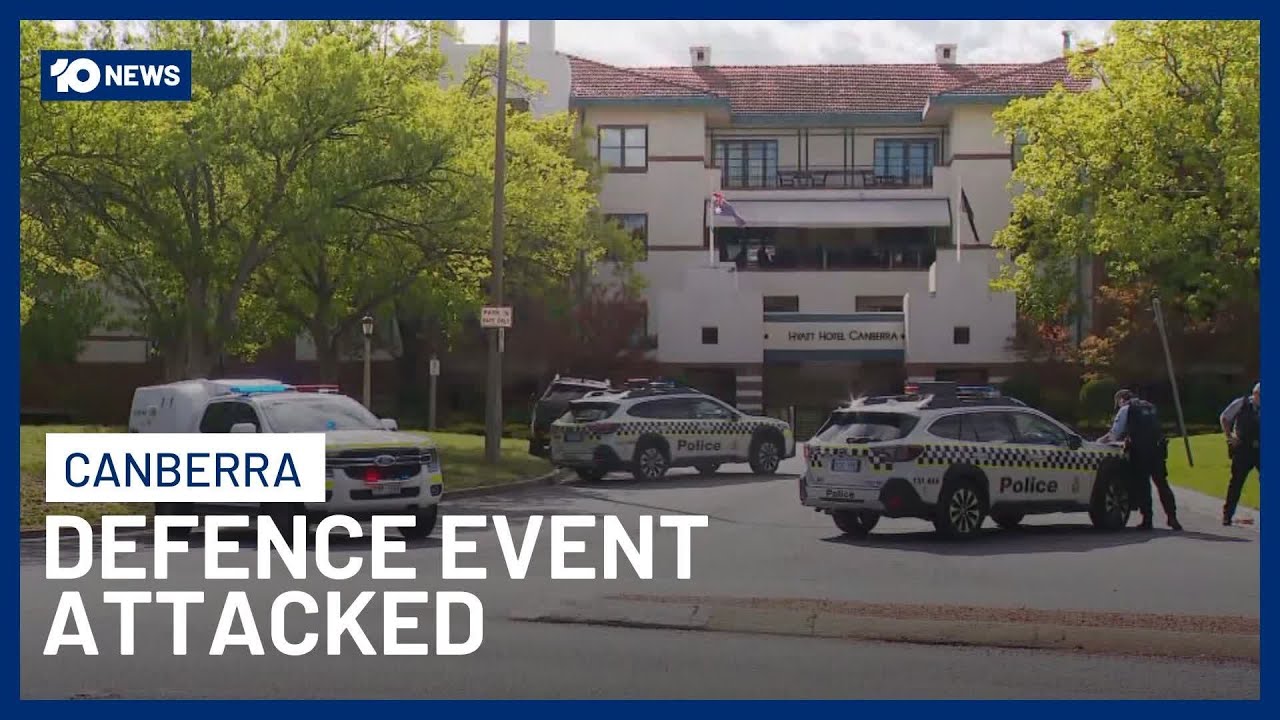 AFP Bomb Squad Deployed After Projectiles Strike Major Defence Event In Canberra | 10 News