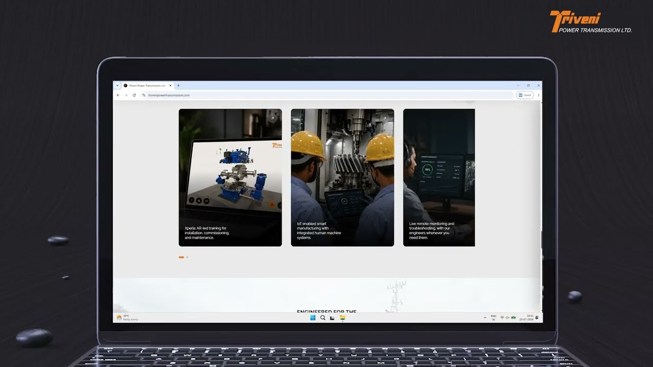 Introducing the New Triveni Power Transmission Website | A Digital Experience Built for Engineering