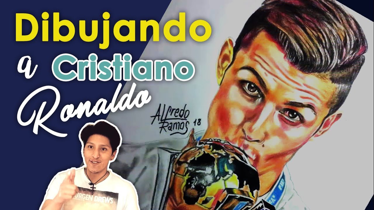 Como Dibujar a Cristiano Ronaldo | Drawing Cristiano Ronaldo