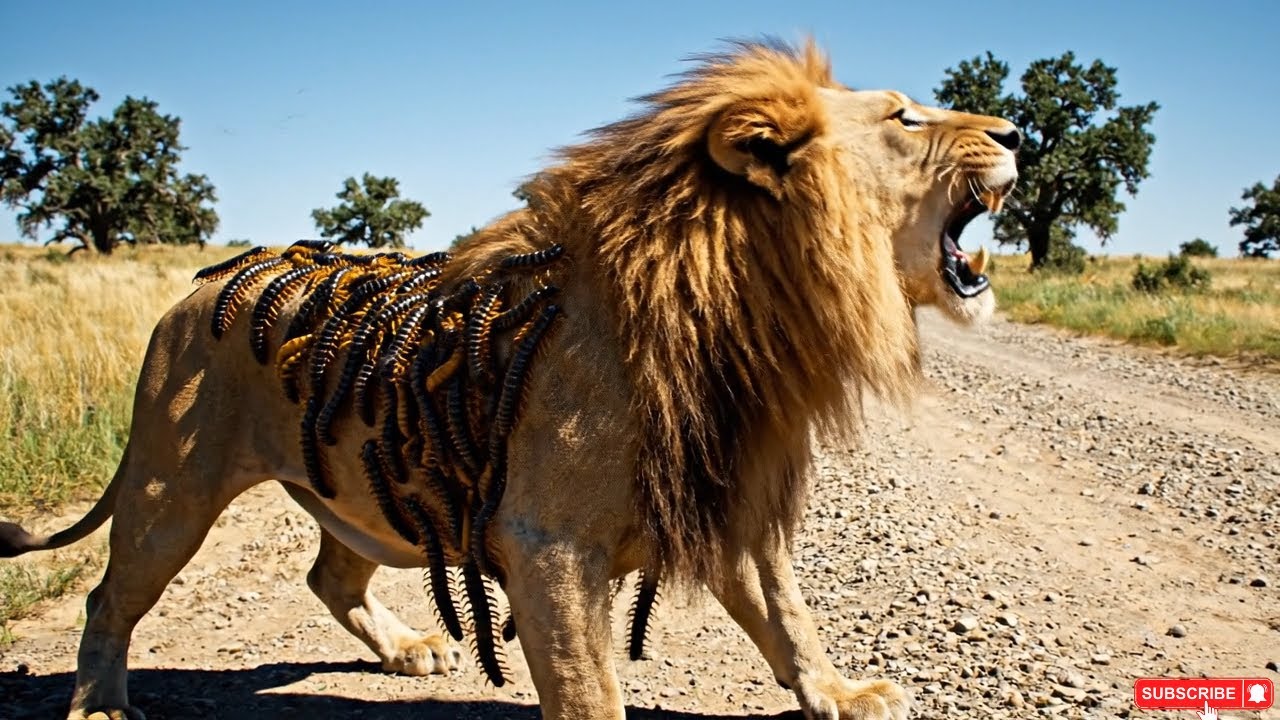 Rescueanimal: Rescue the lion from the ferocious centipede pack