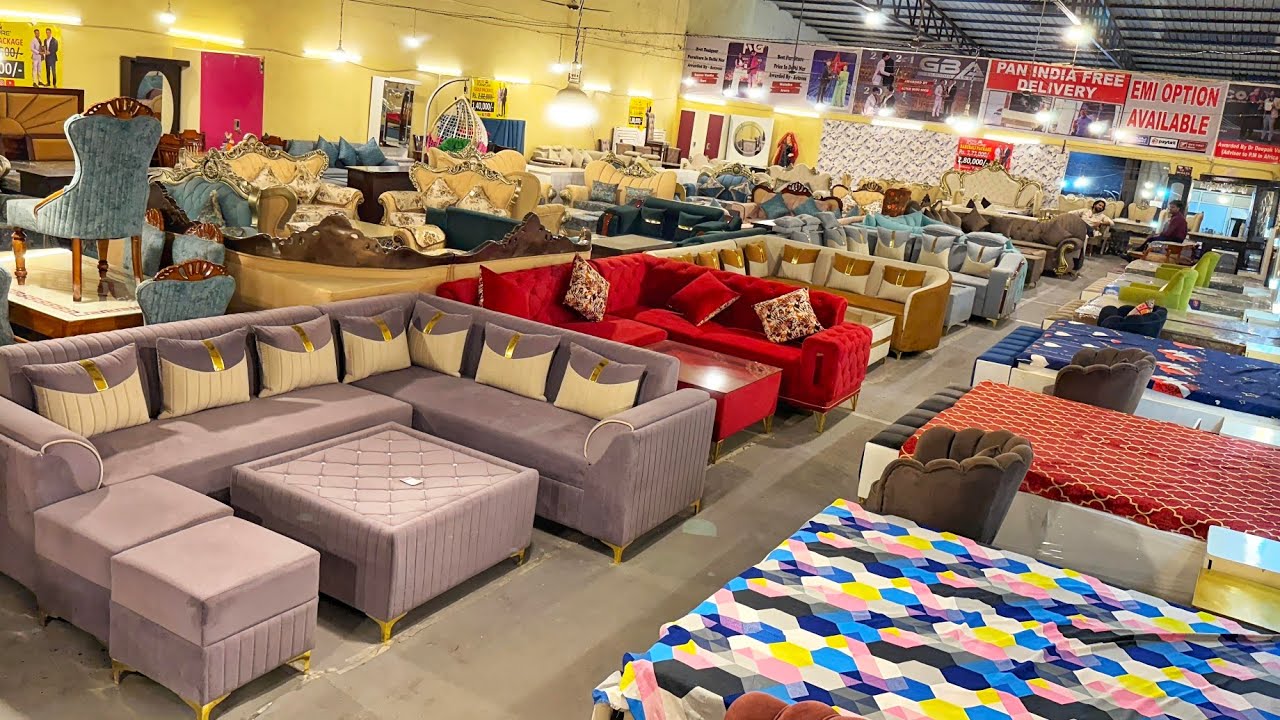 हिंदुस्तान का सबसे बड़ा फर्नीचर काफैक्ट्री cheapest furniture market in Delhi octa furniture