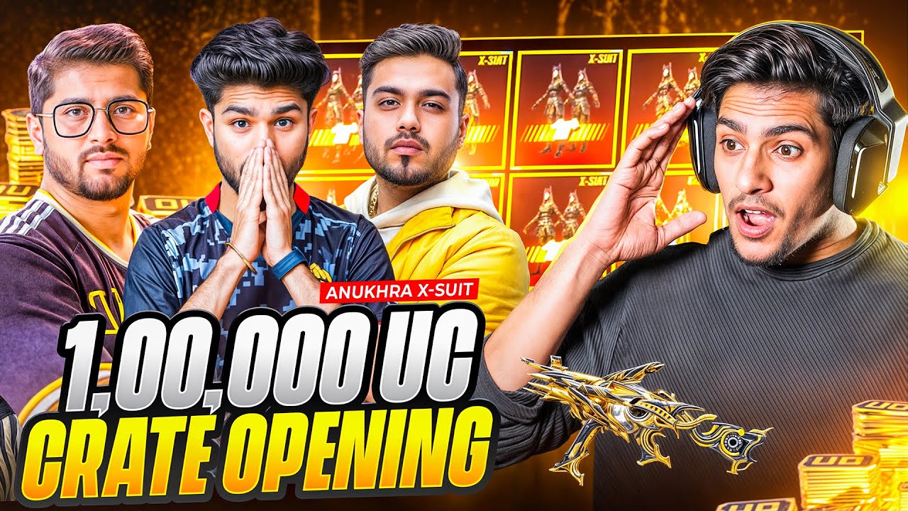 10 UC Luck Anukhra X-Suit Crate Opening | 2,00,000 UC Luckiest X-Suit Crate Opening
