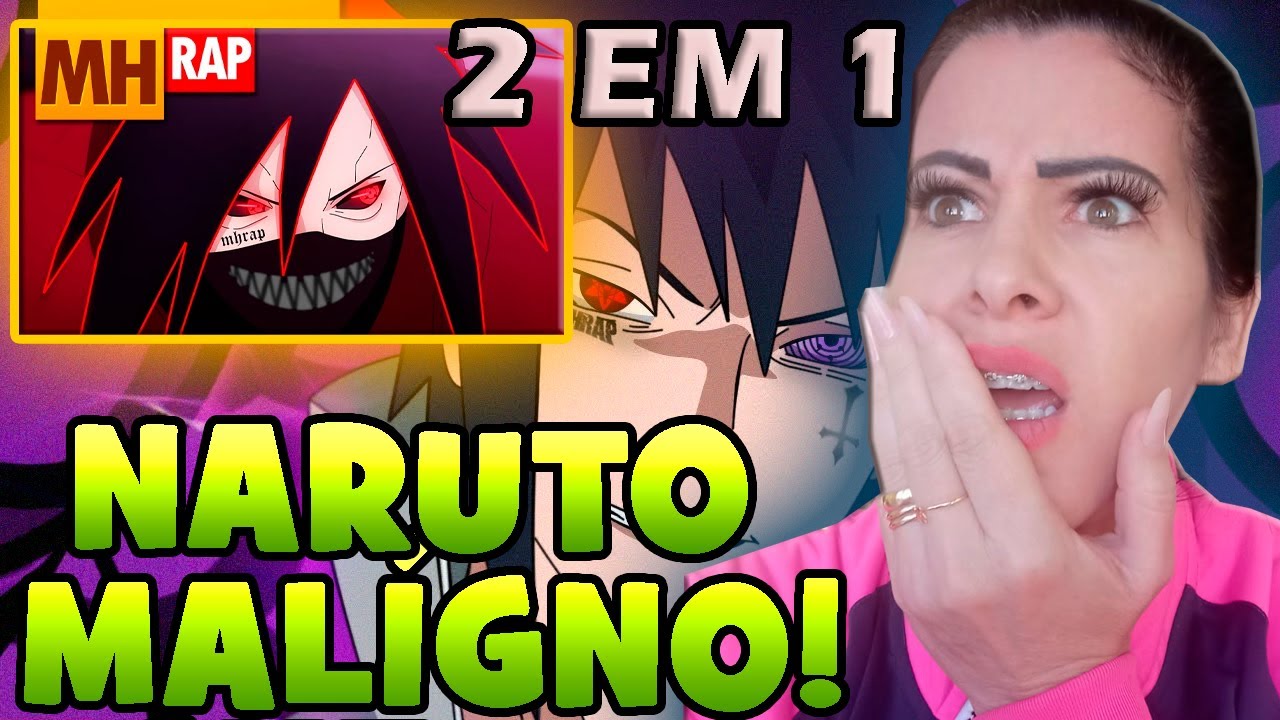 MÃE EVANGÉLICA REACT Tipo Madara ☣️ (Naruto) E Tipo Sasuke 😎 (Naruto) | Style Trap | mhrap