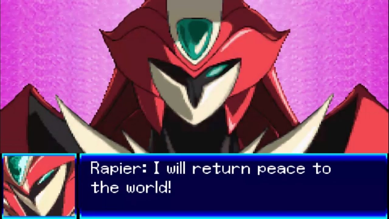 Super Robot Wars J - Tekkaman Rapier All Attacks