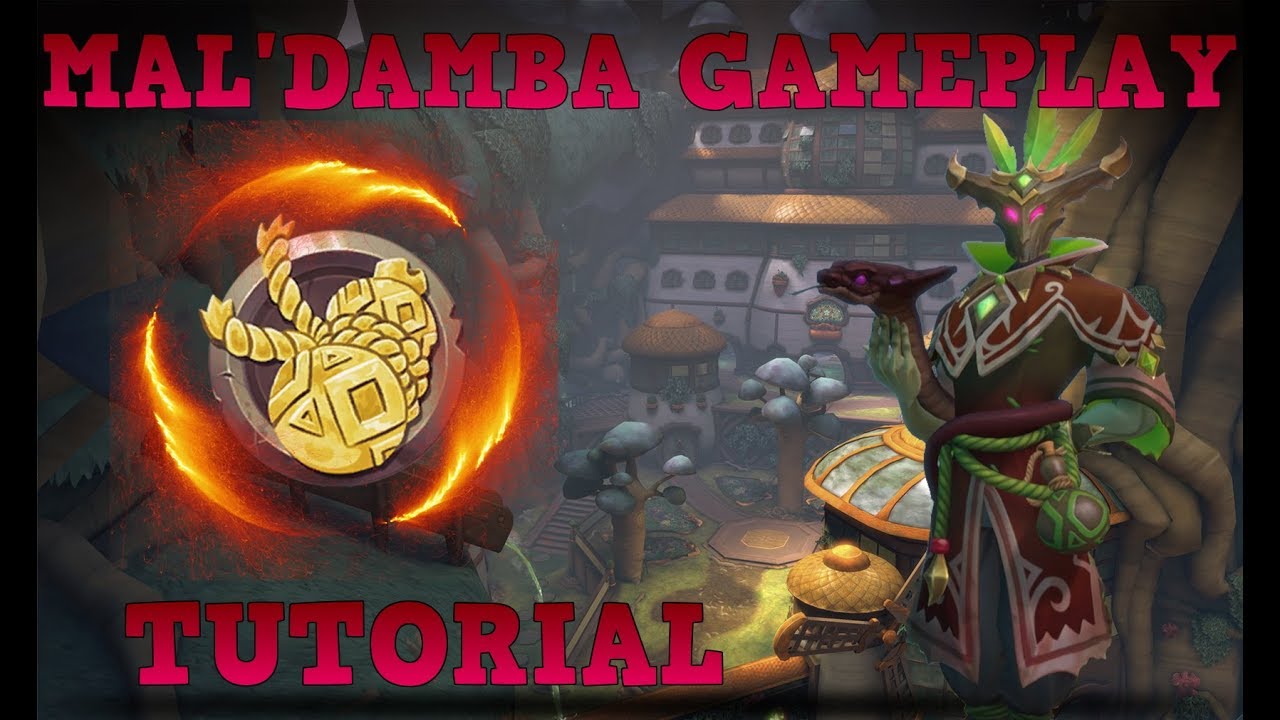#61 Mal'Damba - Paladins - Guide/Tutorial - How to play Mal'Damba?