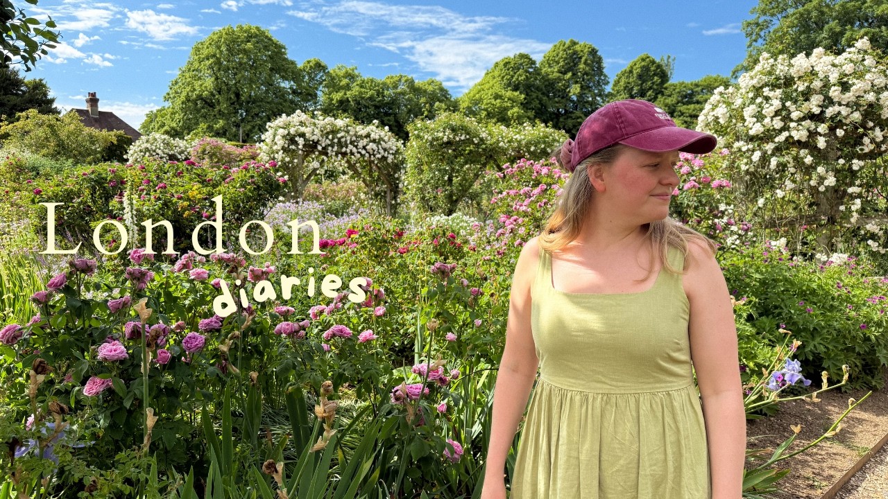 Cozy June in London I Secret garden, day trips to the countryside & a new lamp