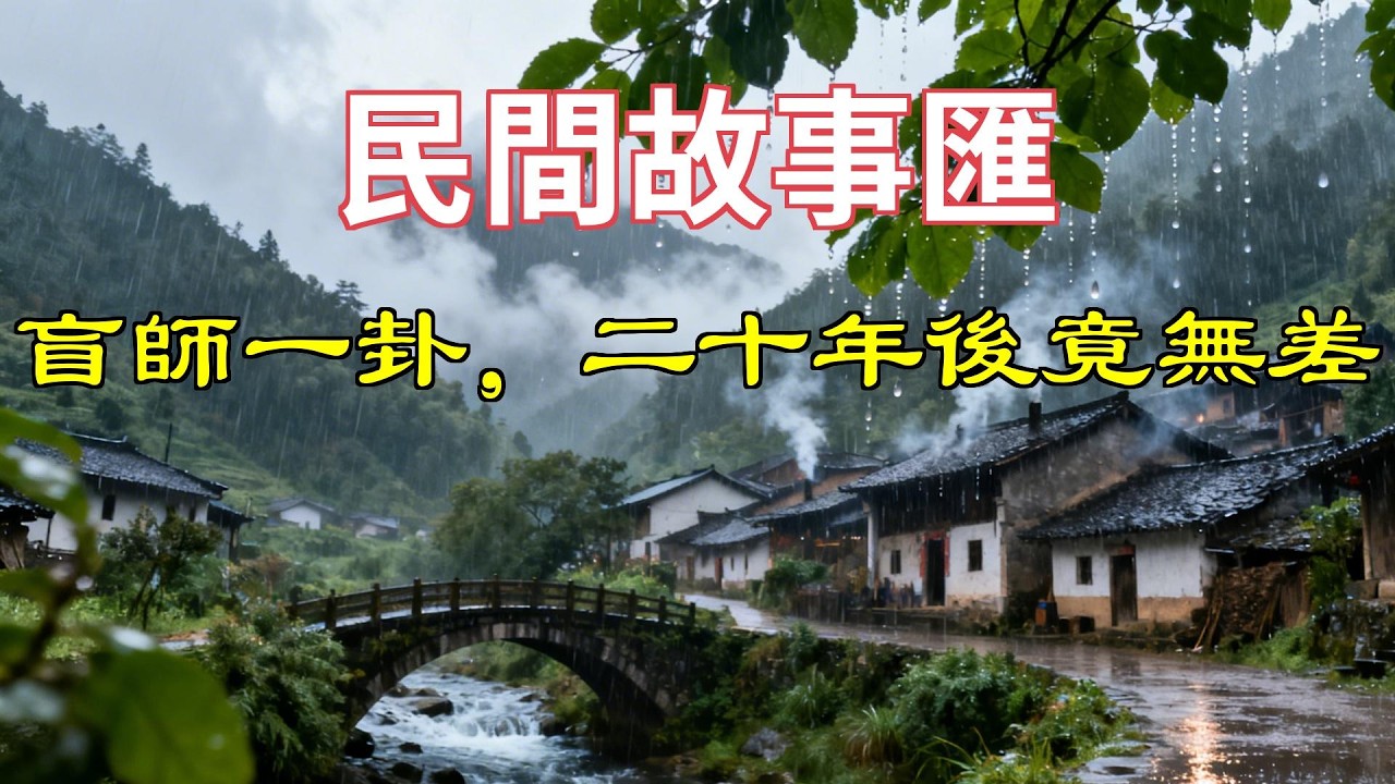 盲师一卦，二十年后竟无差#民間故事#故事傳說#古代奇案#民间传说#民间怪谈#神话故事#民间奇闻轶事