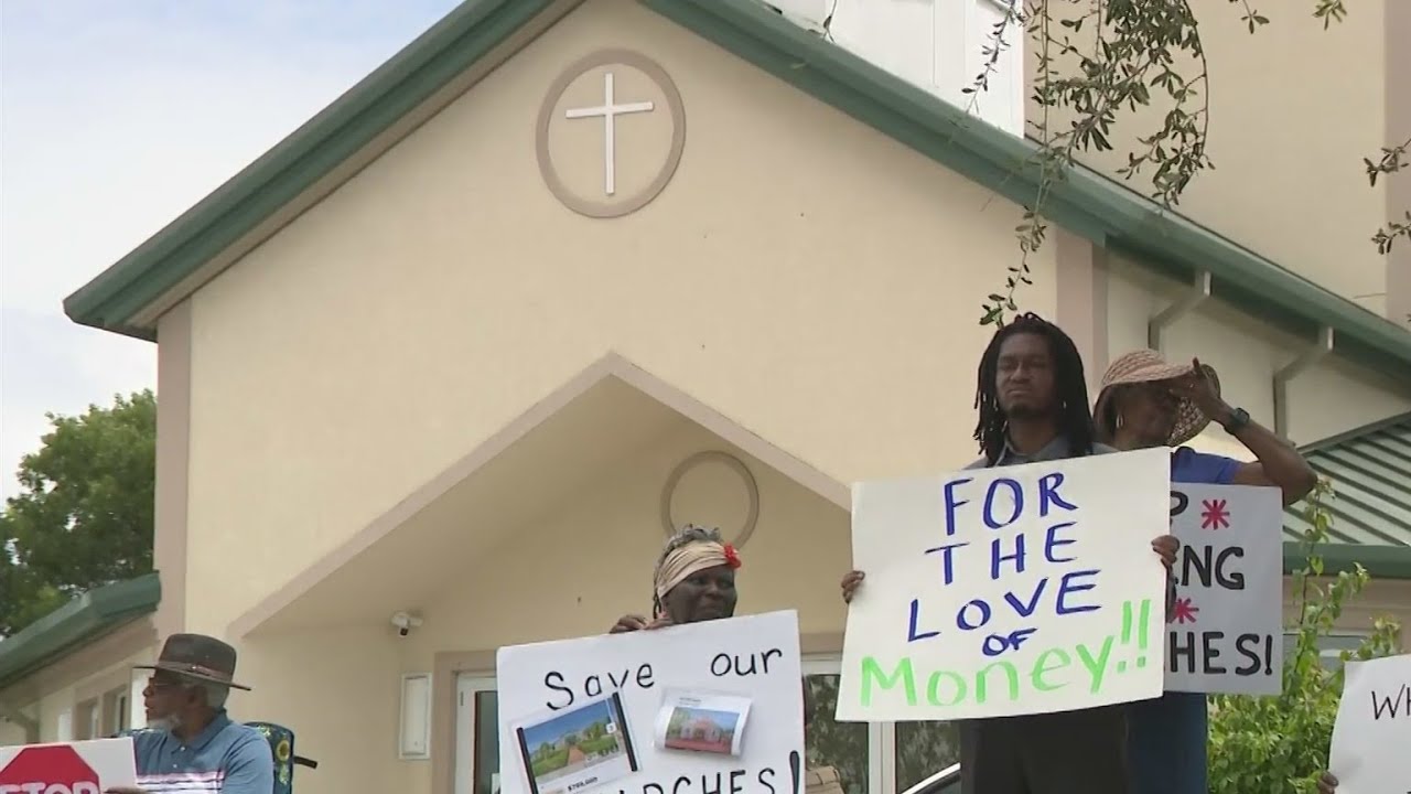 South Florida church members protesting potential sale, closure of churches: 