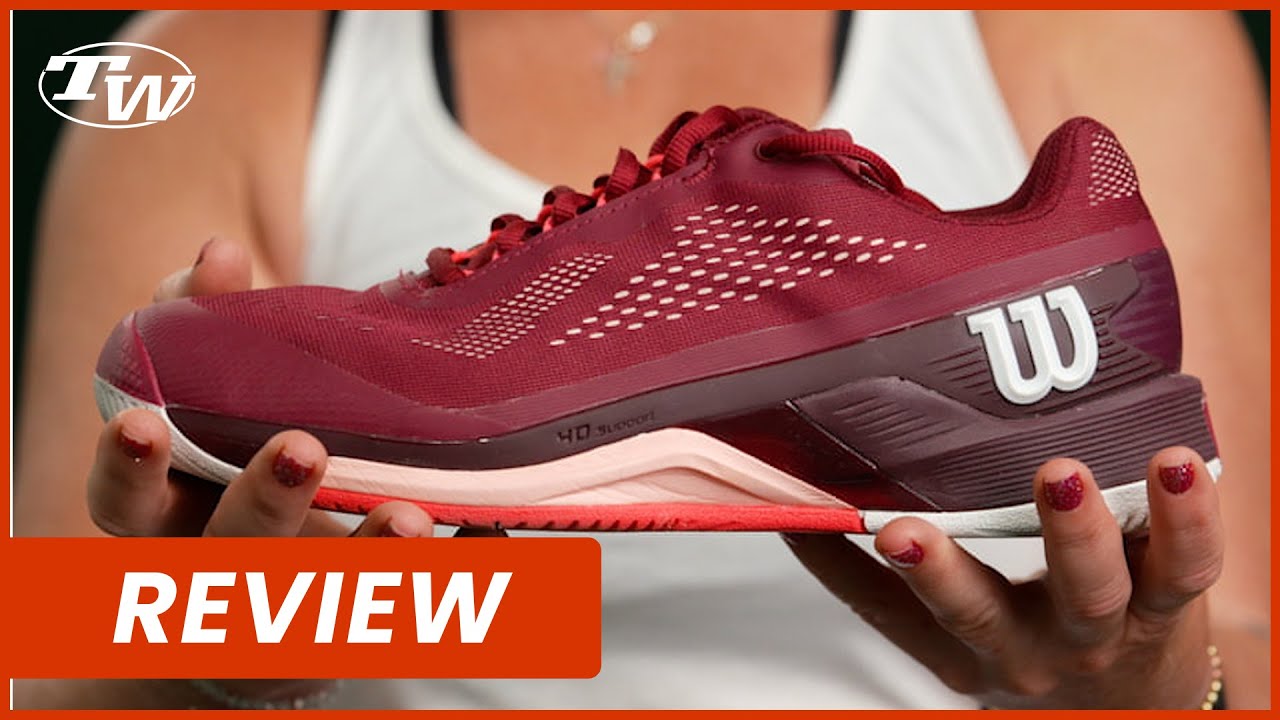 Wilson Rush Pro 4.0 Tennis Shoe Review: quick & comfortable; w/ a 6-mo outsole durability guarantee