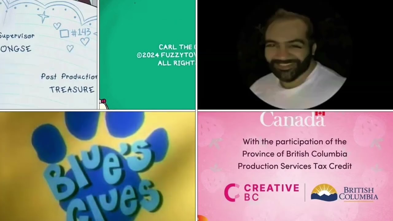 Baywatch, BITBC, Blue’s Clues, Carl the Collector, HOI, Smiling Friends Credits Remix