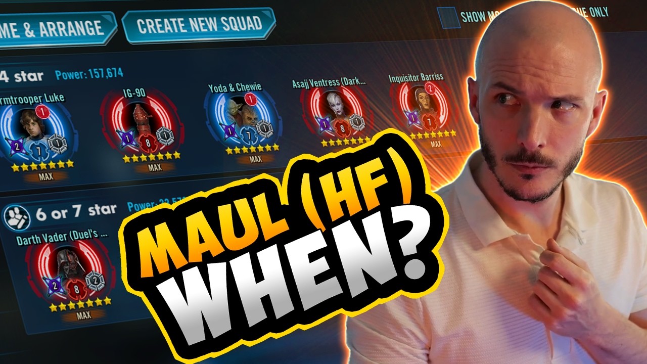 Maul (Cash Fuelled) - When is he back, and what are the requirements?