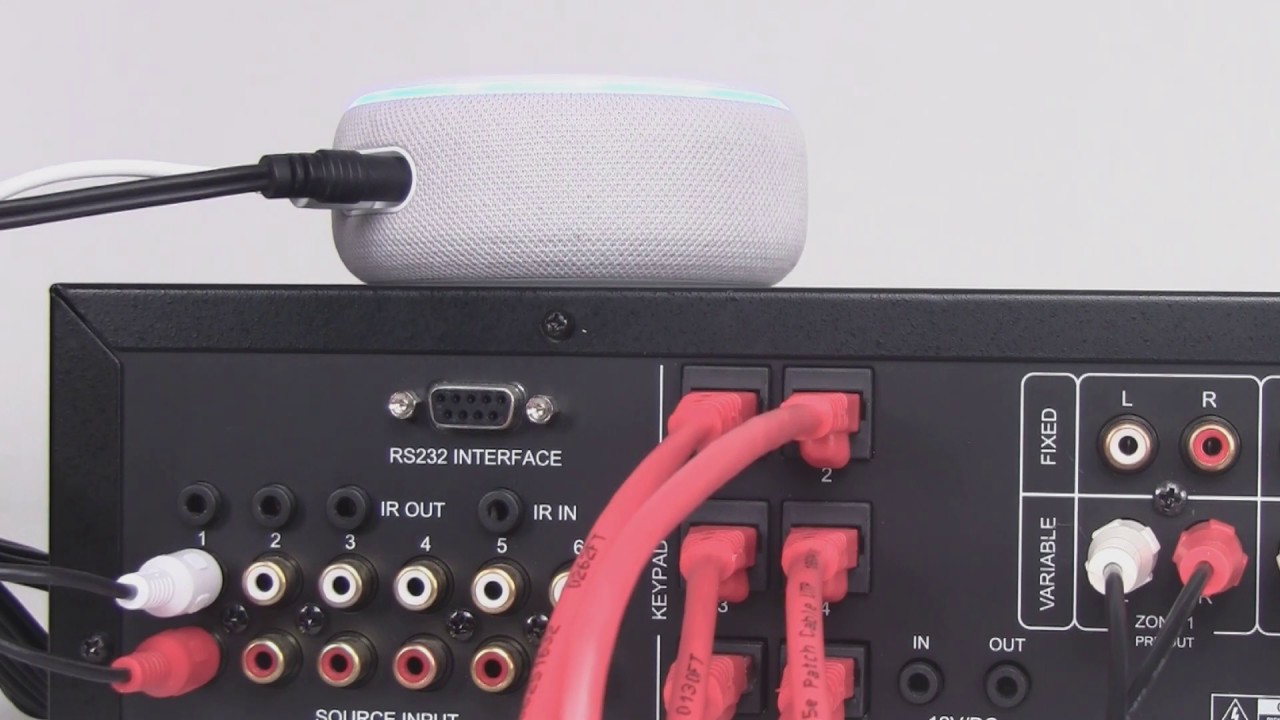 Use Amazon Echo Dot with a Whole Home Audio System