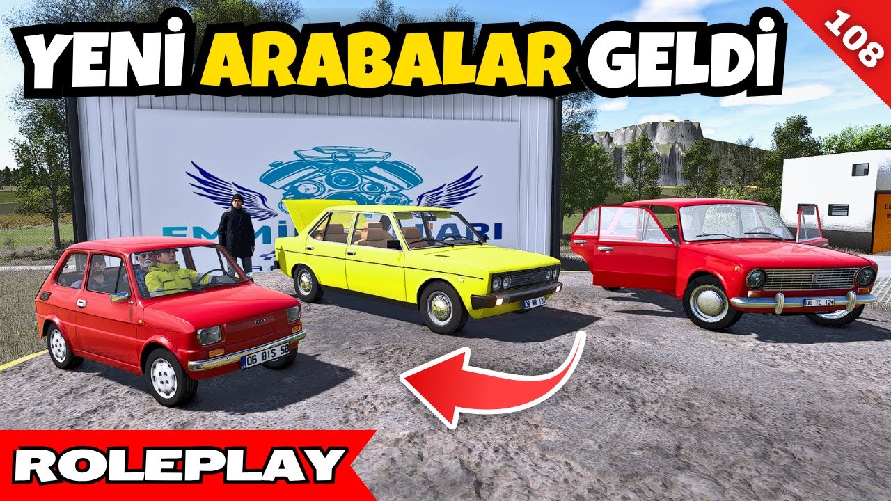 Galeri̇ye Yeni̇ Ara&ccedil;lar Gelmi̇ş! Recep İvediğin arabası | FS25 | S7 B108
