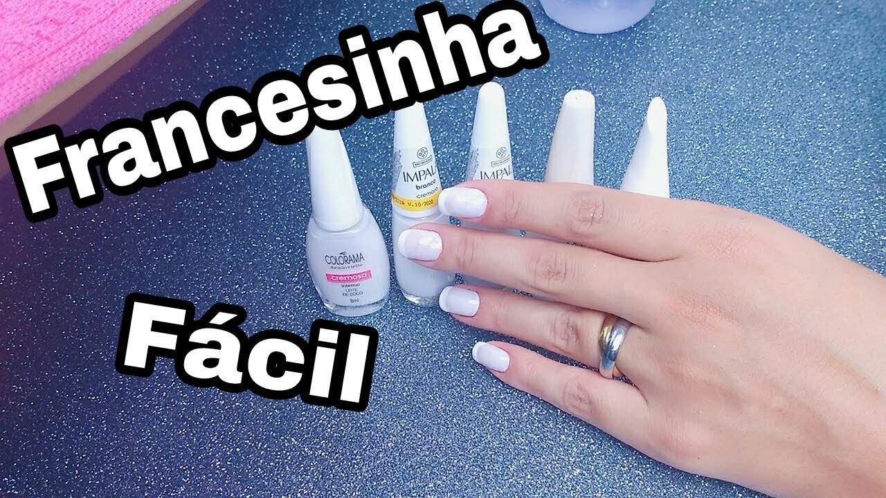 Unhas francesinha sem segredo |MANICURE INICIANTE