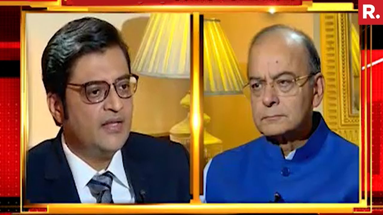 Arun Jaitley On Nation Wants To Know With Arnab Goswami | Exclusive